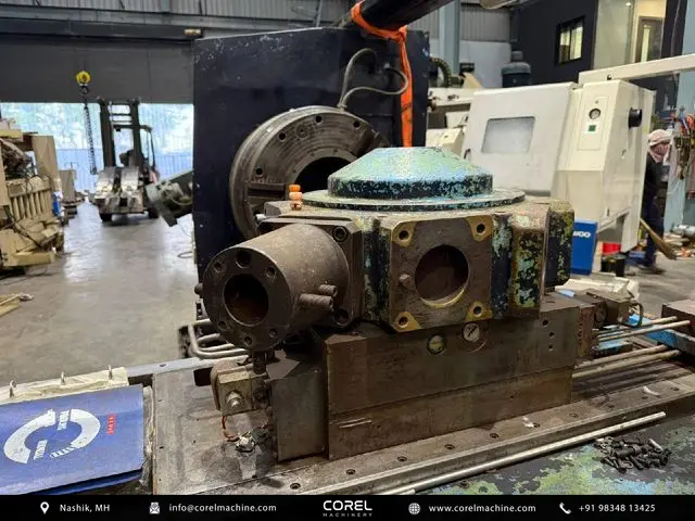 Used MAZAK POWERMASTER CNC Turning Centers Flat Bed for sale - 8 position turret detail