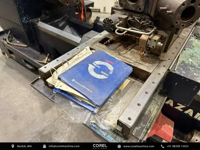 Used MAZAK POWERMASTER CNC Turning Centers Flat Bed for sale - machine work envelope detail