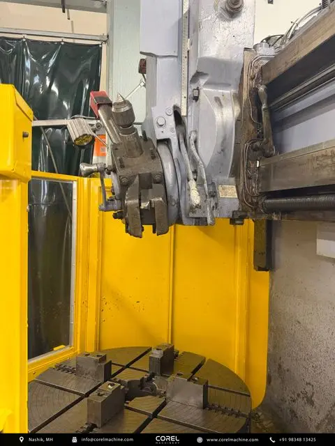 Used WEBSTER BENNETT 36” ELEVATING RAIL VTL Single Column for sale - overall side profile view