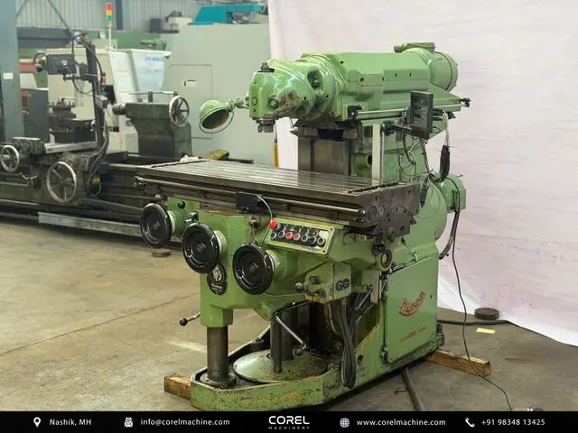 Used HURON NU4 Milling Machines Universal for sale - side view showing frame and feeds