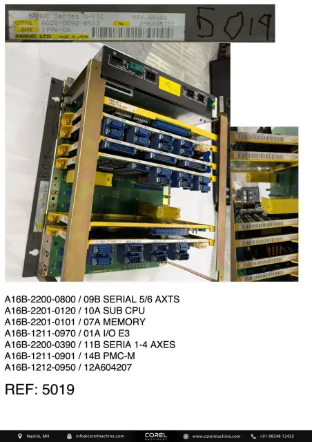 Used FANUC A02B-0098-B512 (FANUC O-TTC) — Spares — view 1