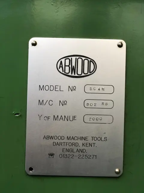 Used ABWOOD SG4H CUP WHEEL GRINDER — photo 5