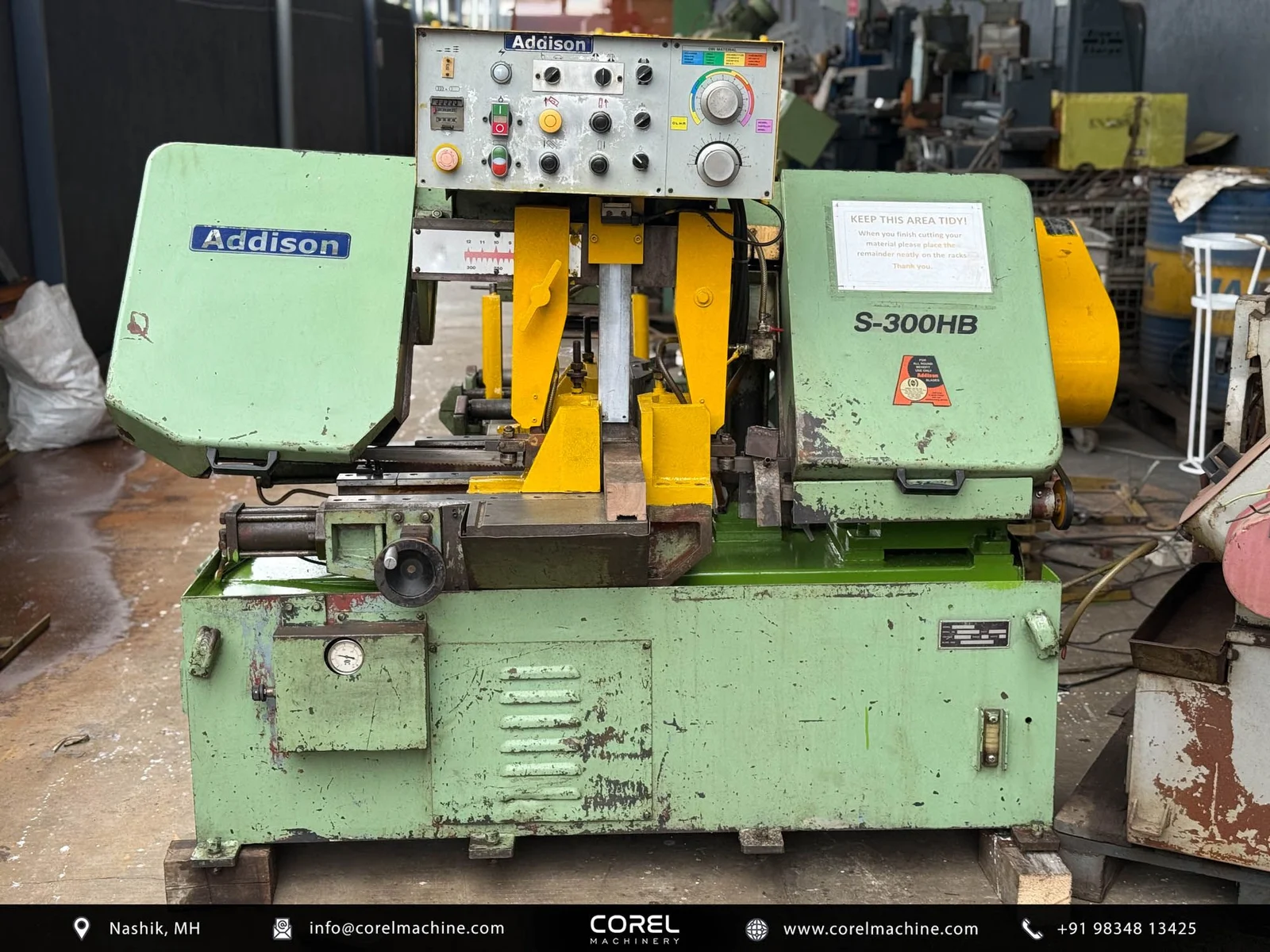 ADDISON S-300HB AUTOMATIC BANDSAW