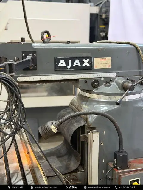 Used AJAX AJT4 Milling Machines M1TR Turret Mills for sale - Overall rear and column view