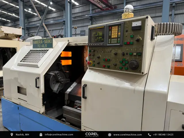 Used AMERA SEIKI TC-4LS SUB SPINDLE CNC LATHE — photo 1