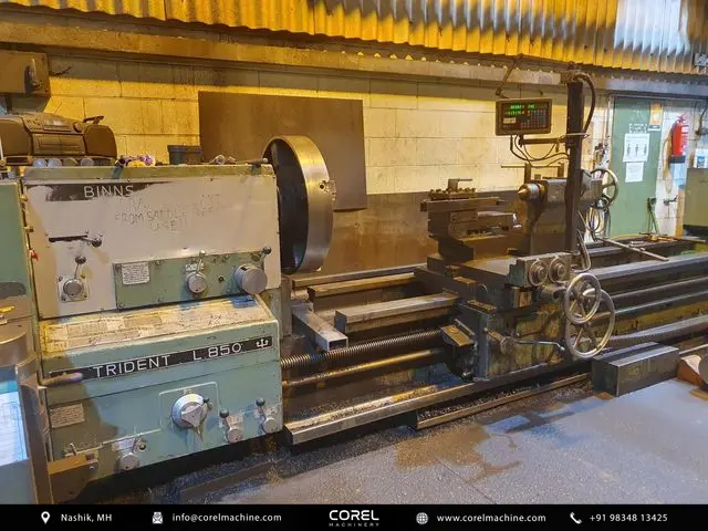 Used BINNS & BERRY TRIDENT L850 Lathes for sale - overall side view
