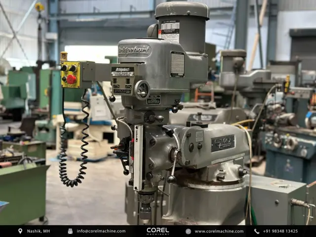Used BRIDGEPORT (BALL-SCREW) M1TR TURRET MILLING MACHINE #BS1 — photo 2