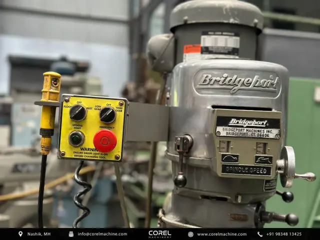 Used BRIDGEPORT (BALL-SCREW) M1TR TURRET MILLING MACHINE #BS1 — photo 5