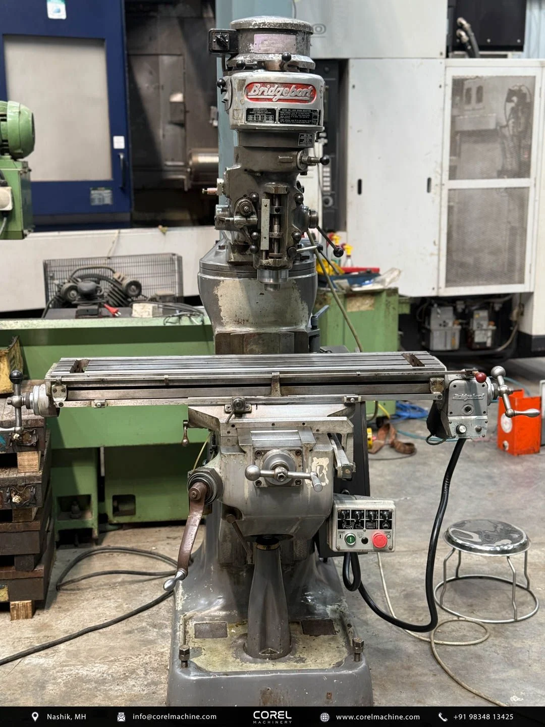 BRIDGEPORT M1TR TURRET DRO MILLING MACHINE