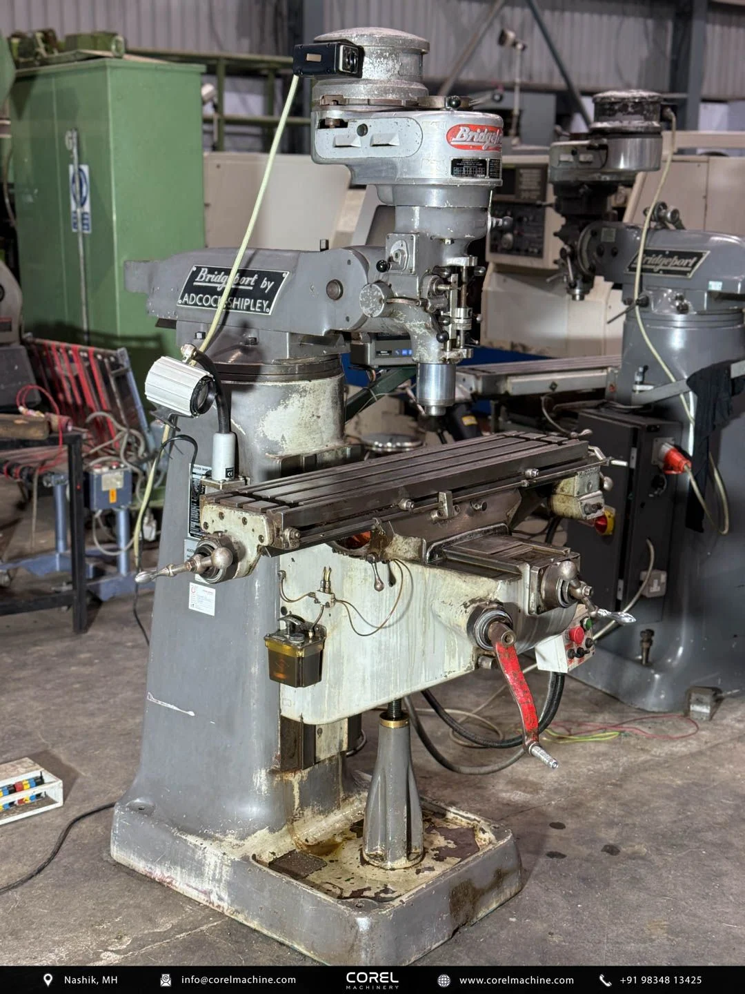 BRIDGEPORT M1TR TURRET DRO MILLING MACHINE