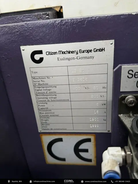 Used CITIZEN L5 20 SLIDING HEAD CNC — photo 8