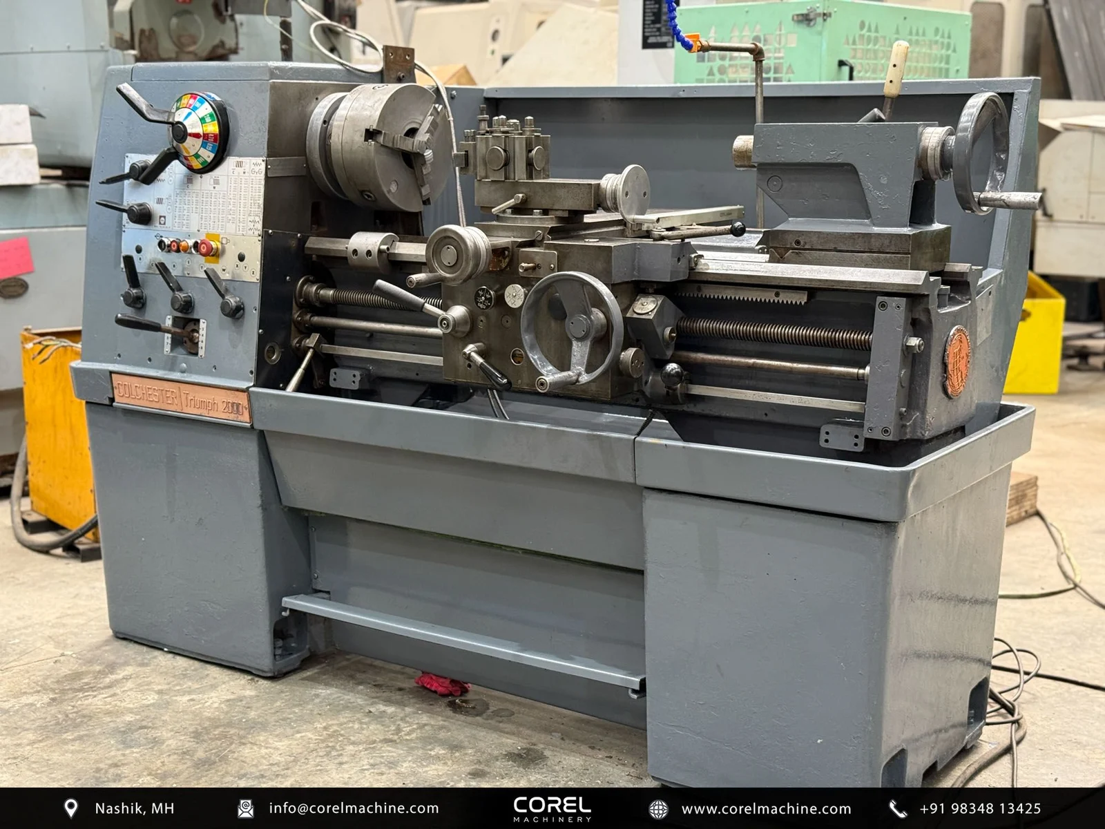 COLCHESTER TRIUMPH 2000 GEARED LATHE