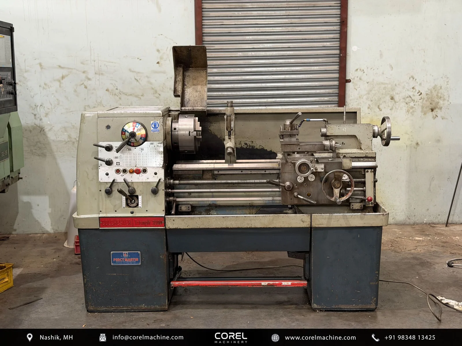 COLCHESTER TRIUMPH 2000 GAP-BED LATHE