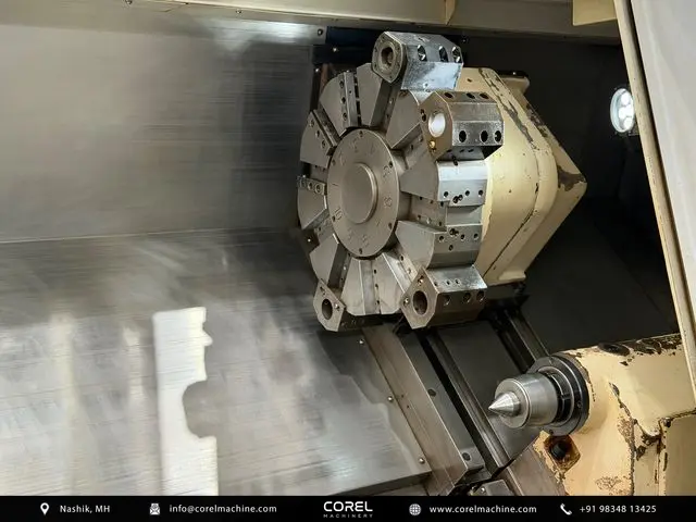 Used DAEWOO DOOSAN PUMA 400LB CNC Turning Centers Slant Bed for sale - 15 inch chuck and spindle area