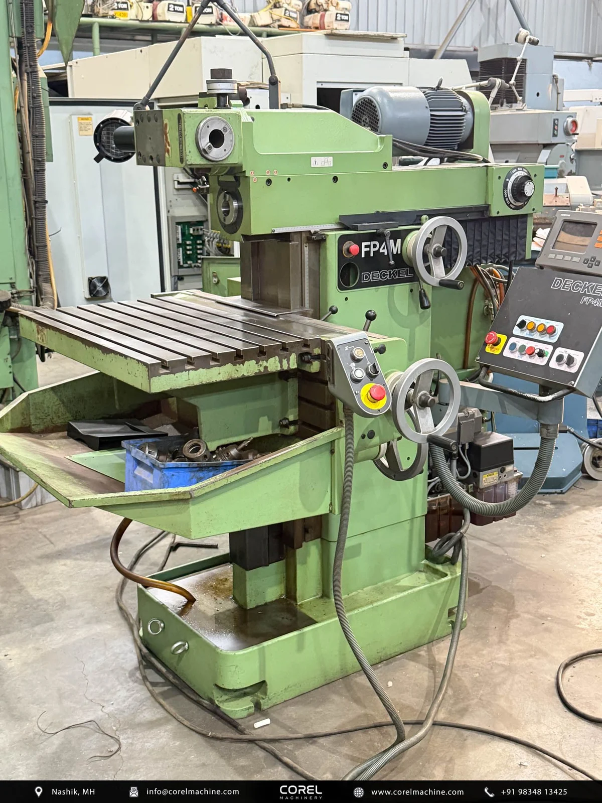 DECKEL FP4M UNIVERSAL TOOLROOM MILLING MACHINE