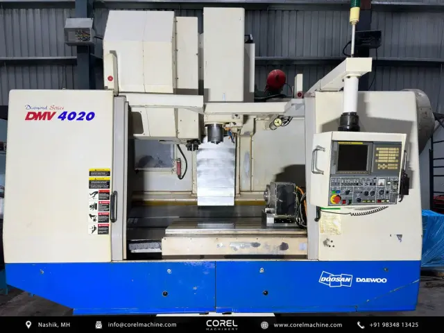 Used DAEWOO DOOSAN DMV 4020 VMC (4 AXIS) — photo 2