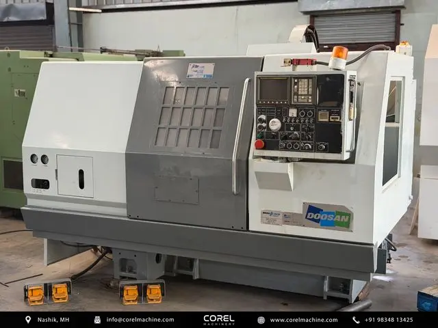 Used DOOSAN DOOTURN 4 CNC Turning Centers Slant Bed for sale - front overall view