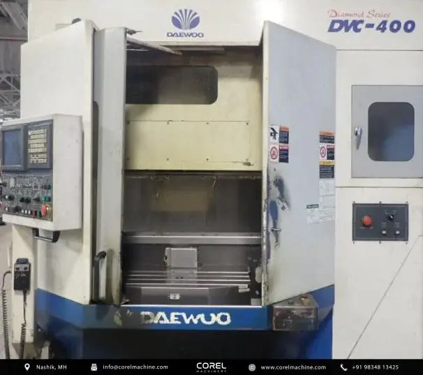 Used DAEWOO DOOSAN DVC-400 TWIN PALLET VMC — photo 1