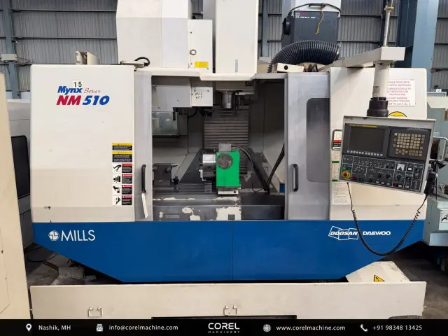 Used DAEWOO DOOSAN MYNX NM510 VMC (4 Axis) — photo 2