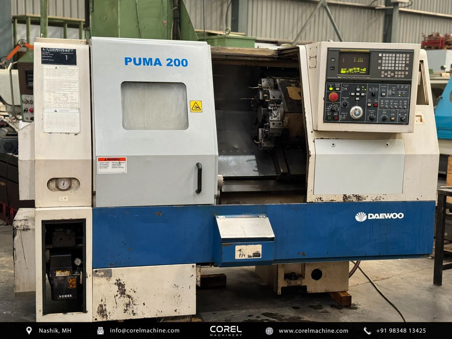 DAEWOO PUMA 200C CNC LATHE