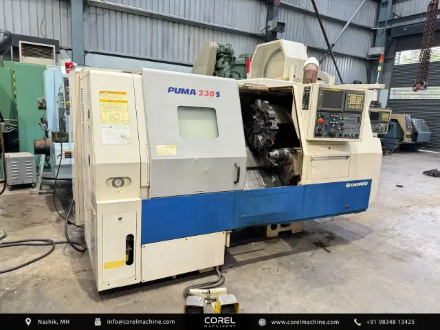 Used DAEWOO DOOSAN PUMA 230SB CNC LATHE — photo 1