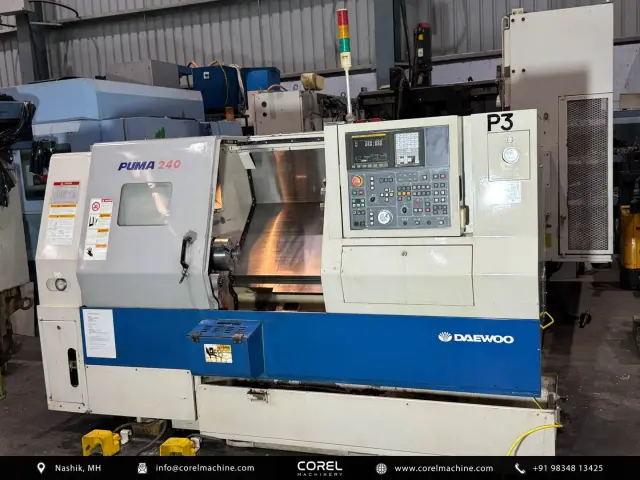 Used DAEWOO DOOSAN PUMA 240B CNC LATHE — photo 2