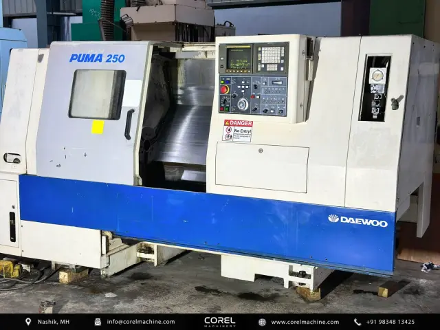 Used DAEWOO DOOSAN PUMA 250B CNC LATHE — photo 1