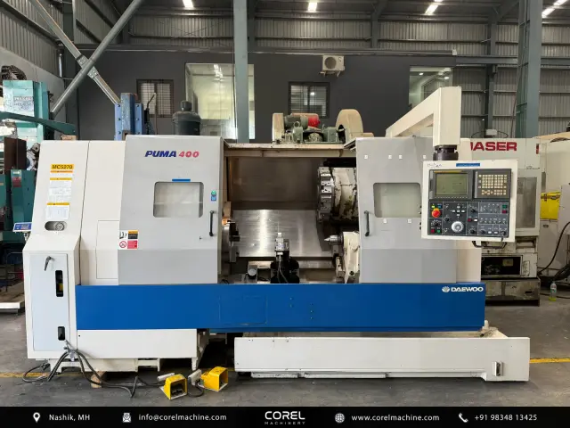 Used DAEWOO DOOSAN PUMA 400B CNC LATHE — photo 2