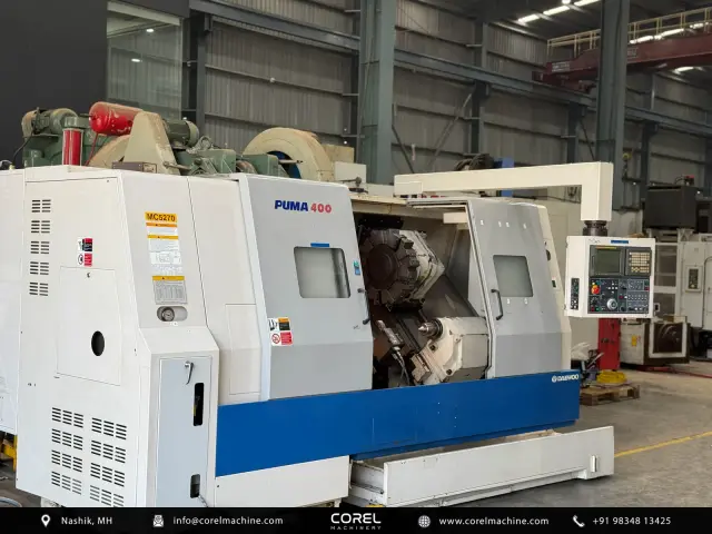 Used DAEWOO DOOSAN PUMA 400B CNC LATHE — photo 8
