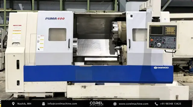 Used DAEWOO DOOSAN PUMA 400B CNC LATHE — photo 1