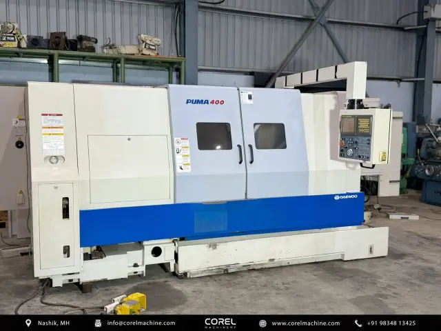 Used DAEWOO DOOSAN PUMA 400B CNC LATHE — photo 2