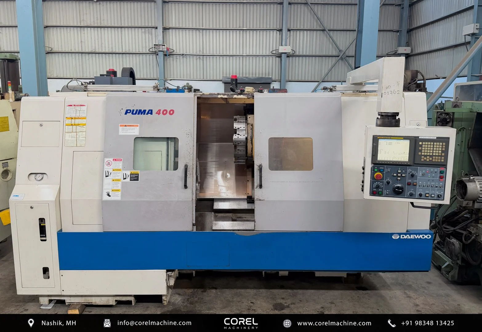 DAEWOO DOOSAN PUMA 400C CNC LATHE