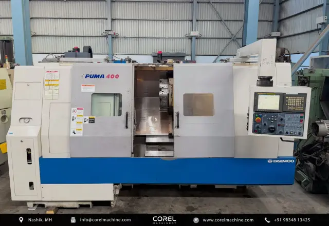 Used DAEWOO DOOSAN PUMA 400C CNC LATHE — photo 1