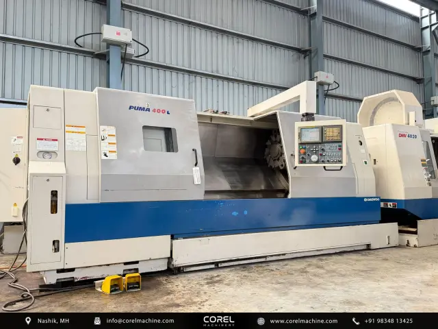 Used DAEWOO DOOSAN PUMA 400LB CNC LATHE — photo 1