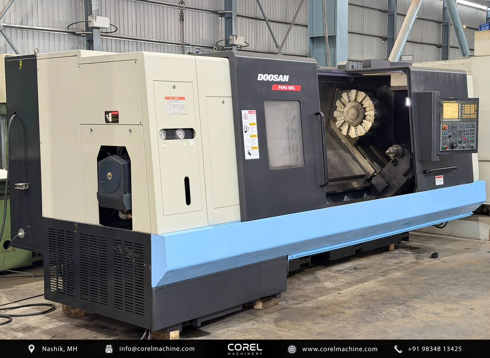 DOOSAN PUMA 480-L CNC TURNING CENTER