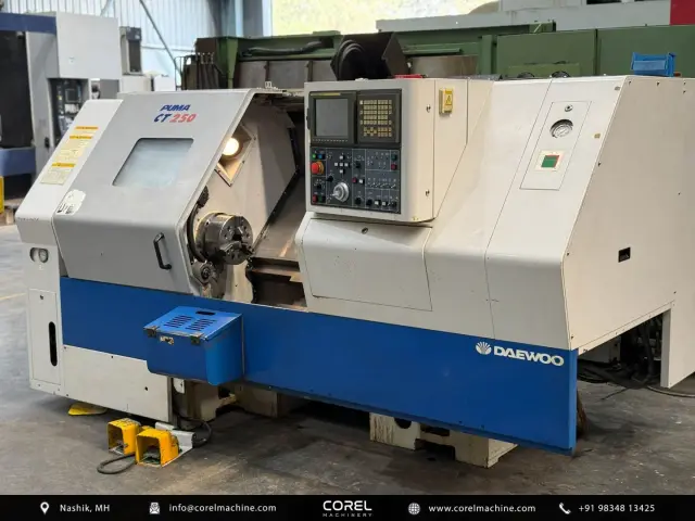Used DAEWOO DOOSAN PUMA CT250 CNC LATHE — photo 1