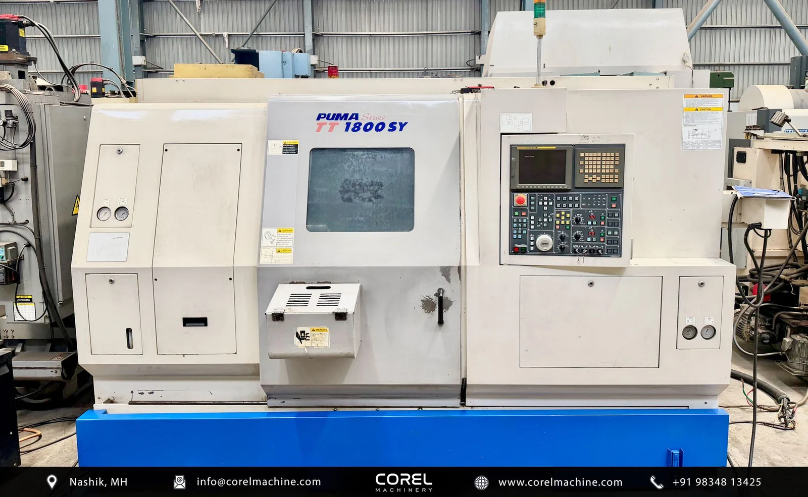 DAEWOO DOOSAN PUMA TT1800SY CNC TURN MILL