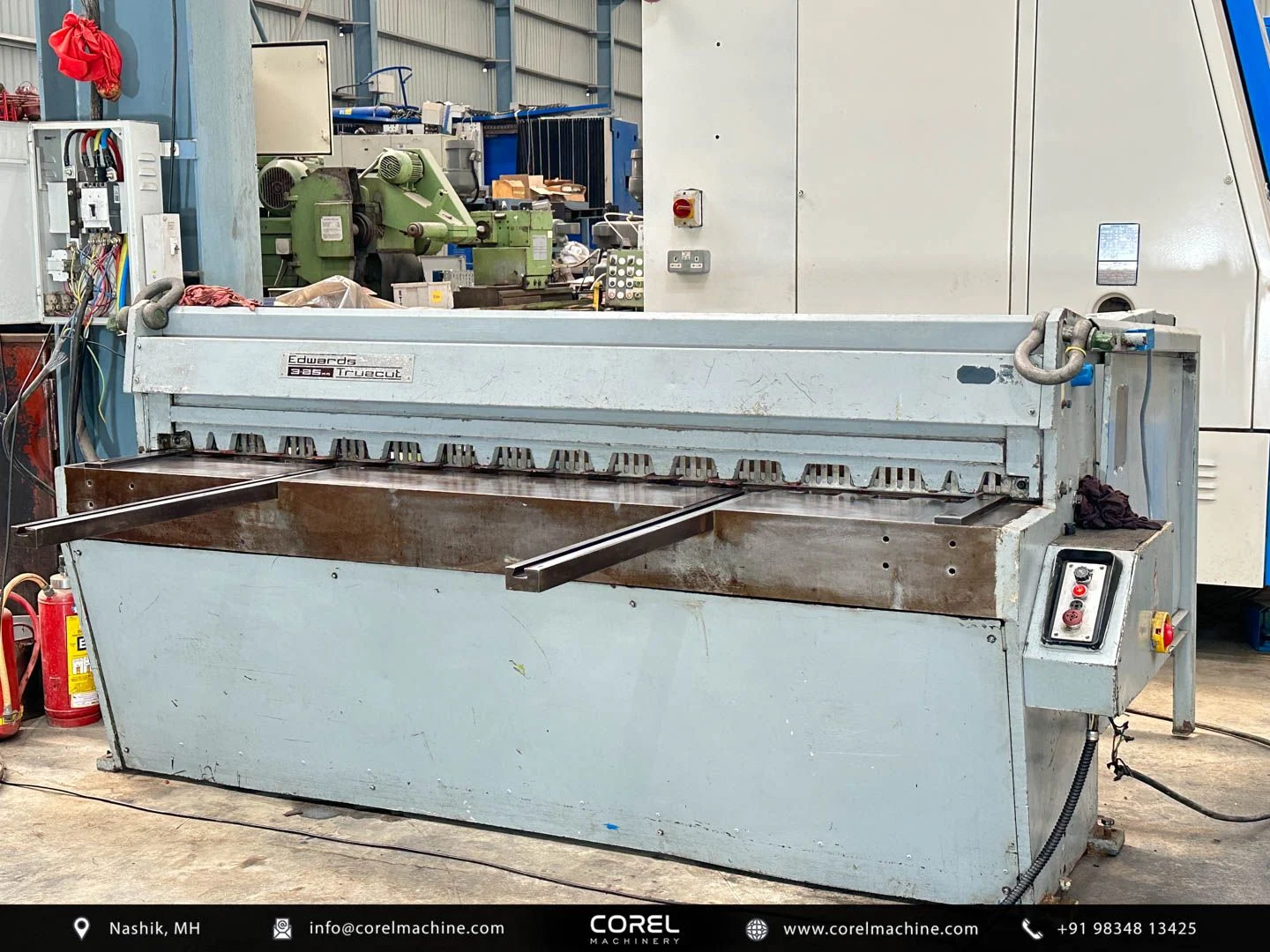 EDWARDS 2015 x 3.25 MM SHEERING MACHINE