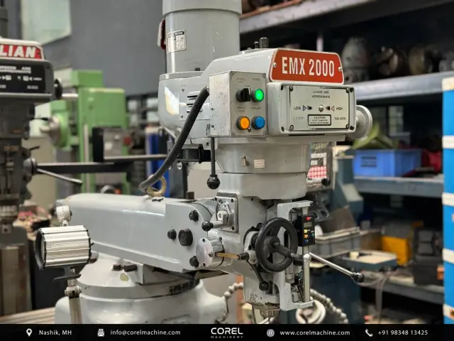 Used EMX 2000 M1TR TURRET MILLING MACHINE — photo 3