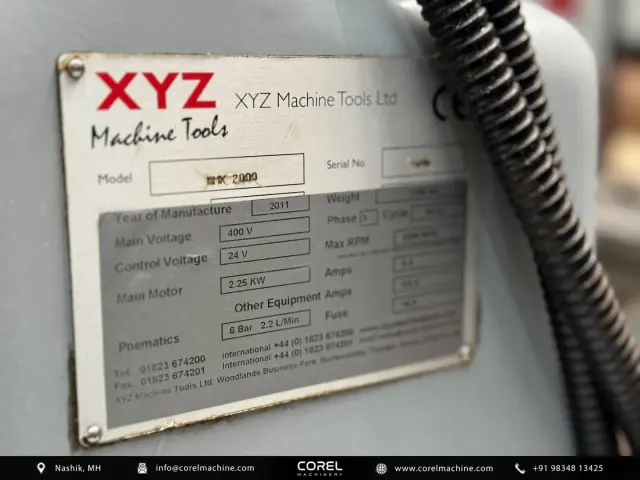 Used EMX 2000 M1TR TURRET MILLING MACHINE — photo 5