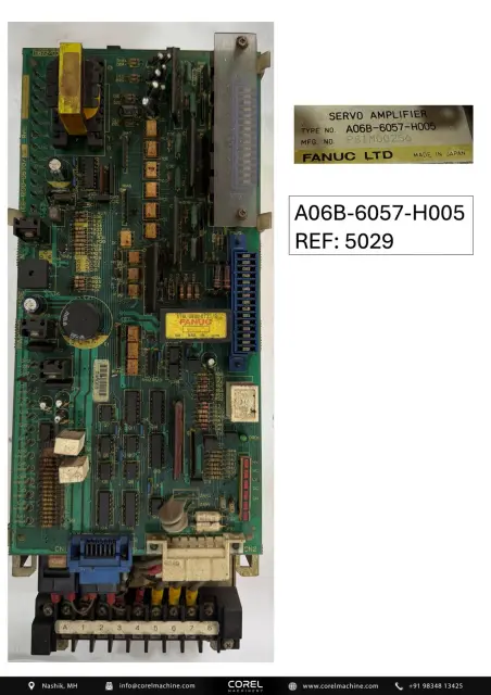 Used FANUC A06B-6057-H005 — Spares — view 1