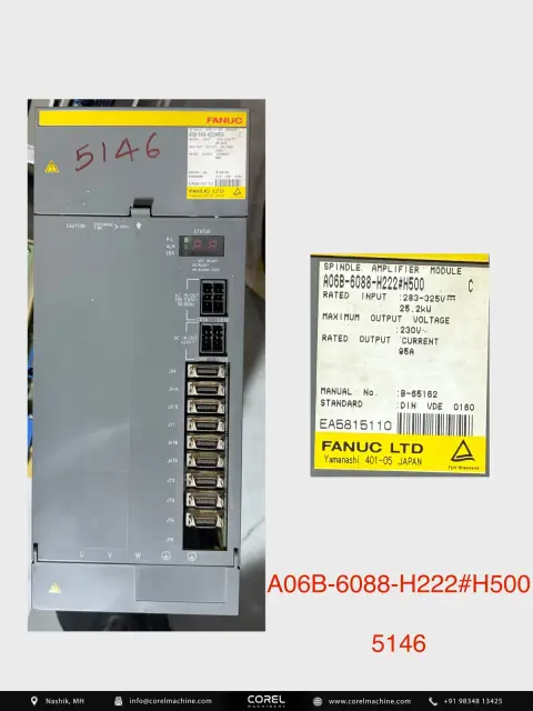 Used FANUC А06B-6088-H222#H500 — Spares — view 1