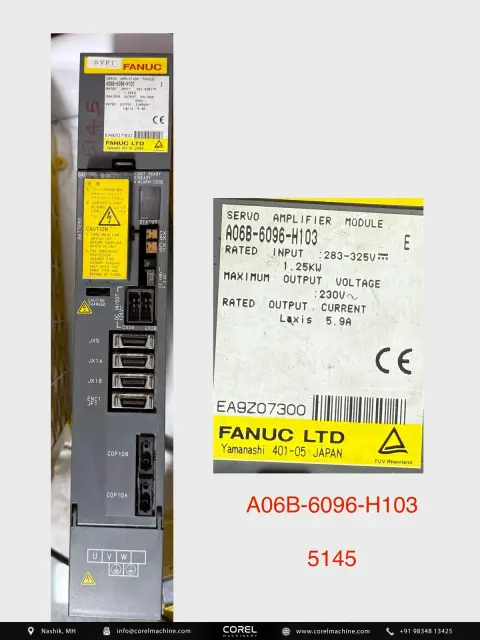 Used FANUC A06B-6096-H103 — Spares — view 1
