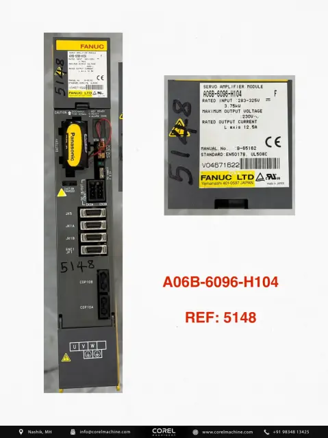 Used FANUC A06B-6096-H104 — Spares — view 1