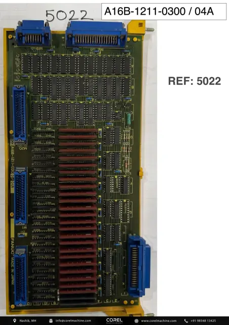 Used FANUC A16B-1211-0300 / 04A — Spares — view 1