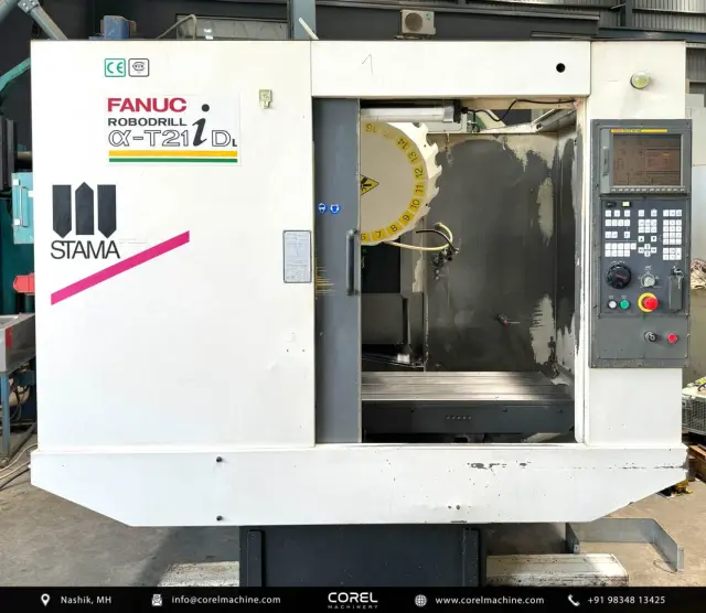 Used FANUC ROBODRILL T21iDL DRILL TAP VMC — photo 1