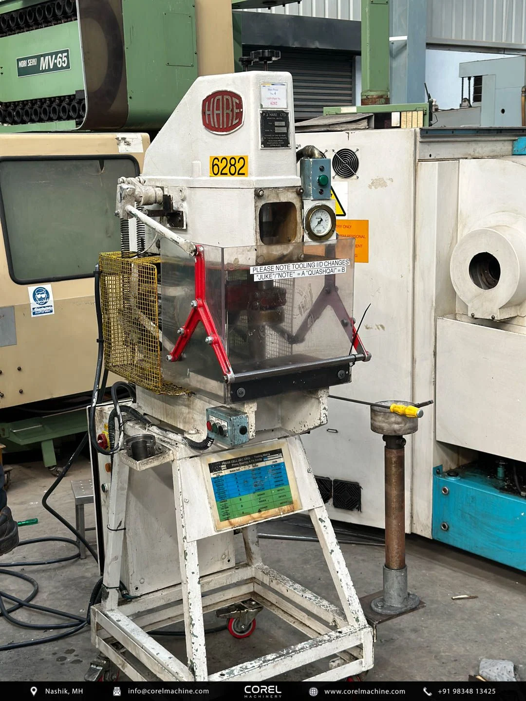 HARE 5BS HYDRAULIC FAST ACTION PRESS