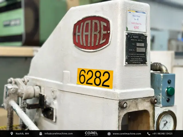Used HARE 5BS HYDRAULIC FAST ACTION PRESS — photo 3