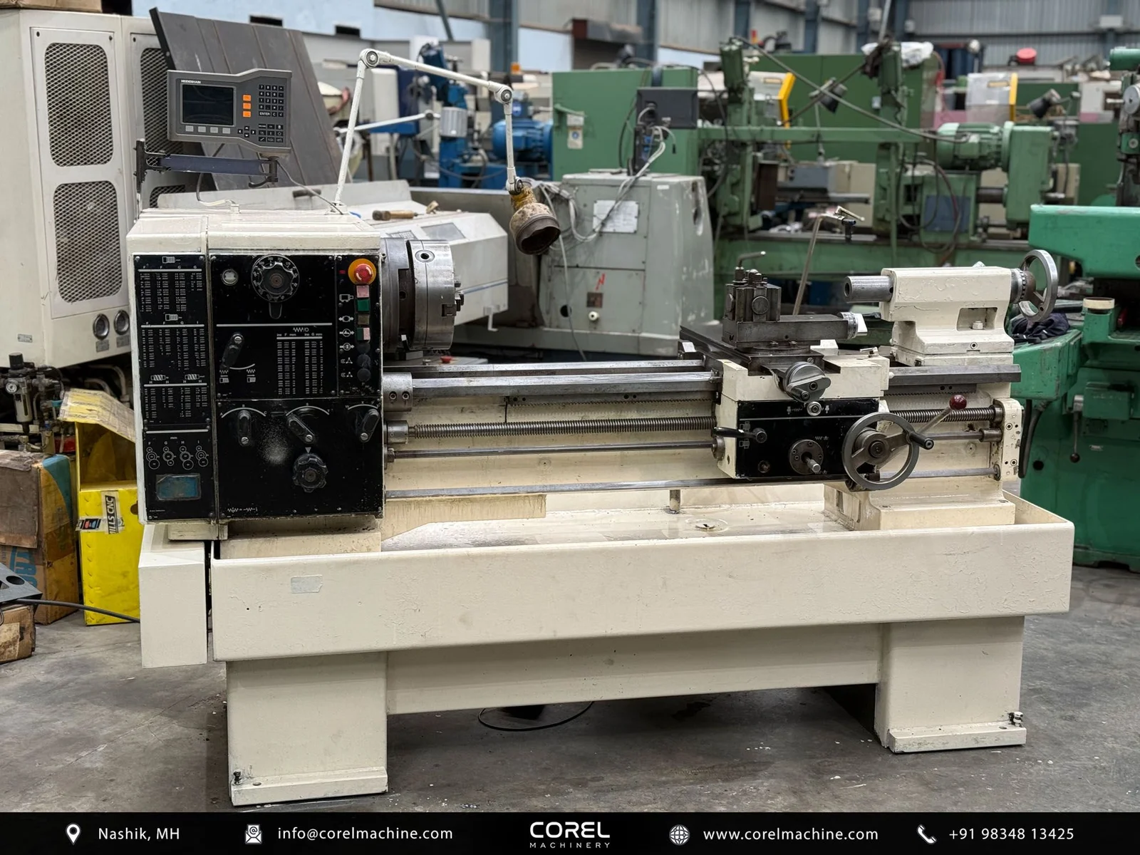 HARRISON M350 GEARED LATHE