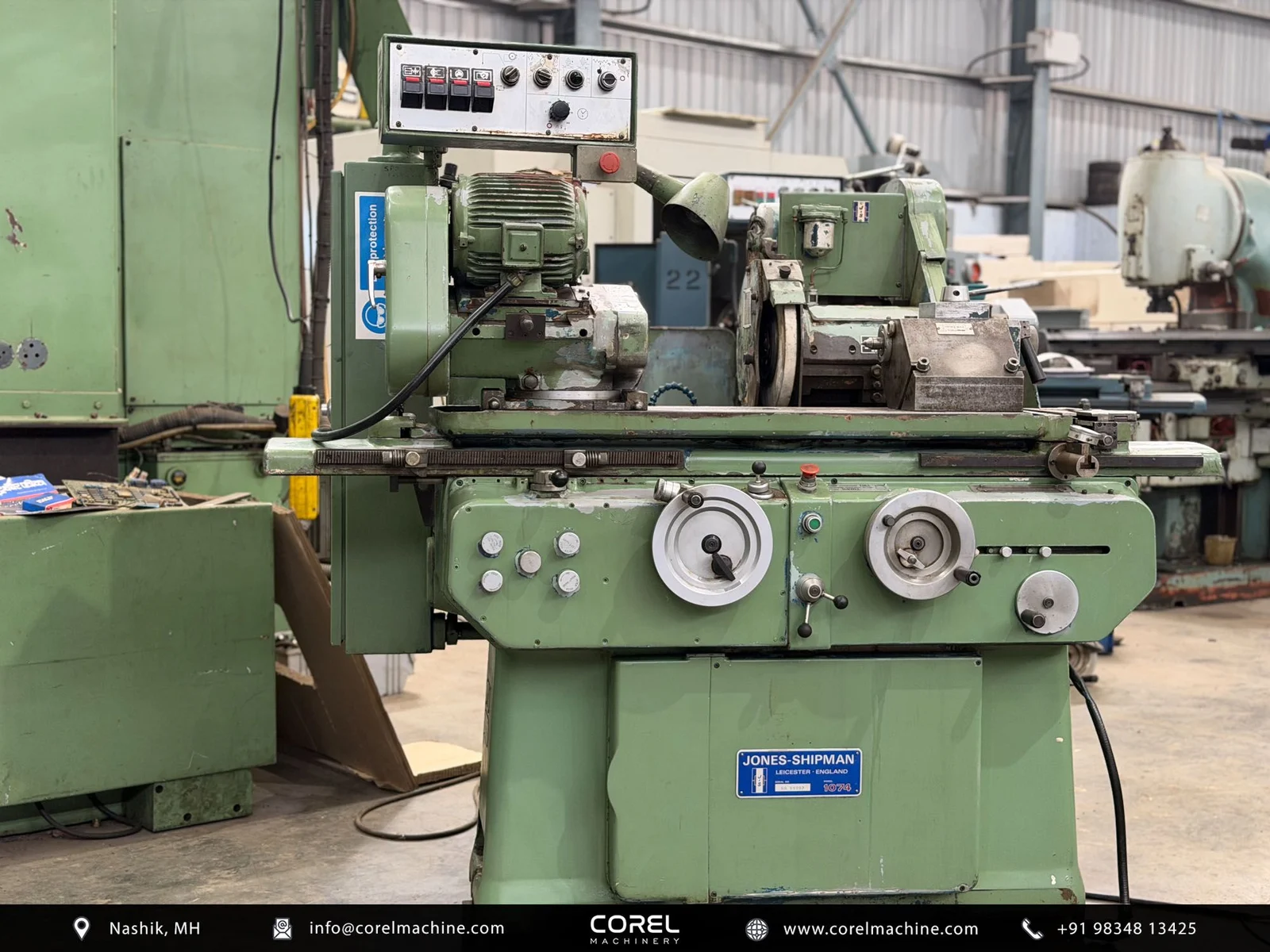JONES SHIPMAN 1074 (ID/OD) CYLINDRICAL GRINDER